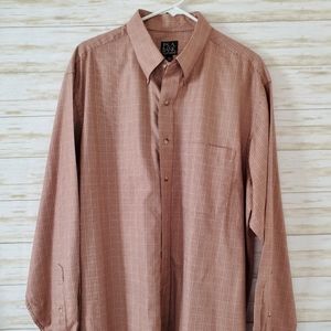 Jos. A. Bank houndstooth print buttondown